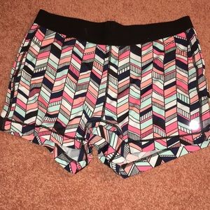 Spandex workout shorts